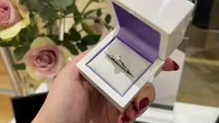 6 Claw Twist Engagement Ring