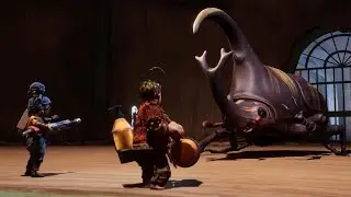 It Takes Two - Giant Beetle Boss Fight (4K 60FPS)