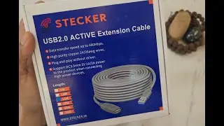 Active 2.0 USB Extension/Repeater Cable ( AM - MF ) #stecker #usbcamera #fastagscam #usbcable