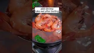 Chinese Boiled Shrimp with Hot Dipping Sauce recipe  #dippingsauce   #easyrecipe     #cooking