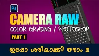 How to Color Grade in Photoshop /Camera Raw Color Grading Tutorial Malayalam
