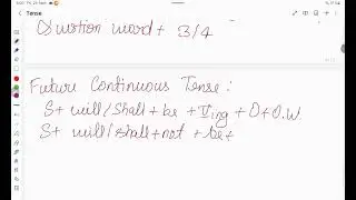 Tense part 2 present continuous, past continuous, future continuous 
