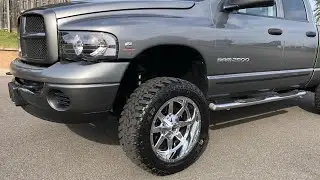 Leveled 2005 Dodge RAM 2500 LARAMIE 5.9L Cummins review!