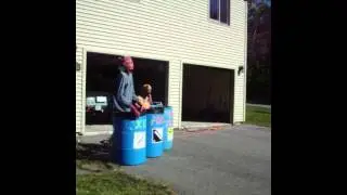 Halloween barrel puker and barrel spitter
