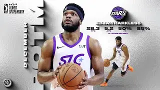 Elijah Harkless Named G League Player Of The Month For December 2025