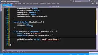 TypeScript for AngularJS Services Tutorial
