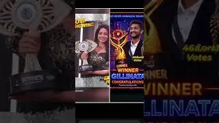 Gilli and Divya Bigg Boss Title Winner both Kannada and Tamil🏆#biggboss #gilli
