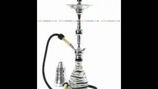 Shisha Pipe Aladin Black Zebra