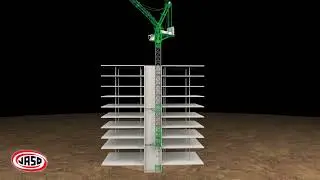 JASO Tower Cranes - Lift Shaft Climbing System