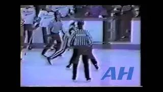 OHL May 3, 1987 Tony Joseph,OSH v Rich Stromback,NB Oshawa Generals North Bay Centennials