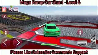 Mega Ramp Car Stunt|Level 6|#megaramp #trending