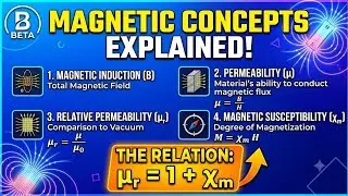Magnetic induction Permeability Relative permeability Magnetic Susceptiblity and  Relation