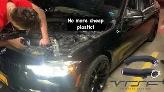 BMW 340i VRSF Charge pipe Install