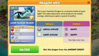 i hatch the Laser Hammer dragon