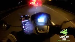 Gopro hero 4 gravando a noite e vamos testar o microfone novo 😂😂