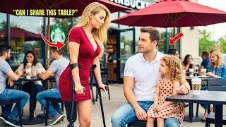 Can I Share This Table?” Asked The One Legged Girl To The Single Dad — Then He Answered