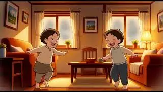 A Rainy Evening at Home | Cozy Family Ramen in Ghibli-Style Animation