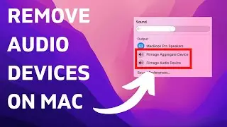 Удалить аудиоустройство Mac