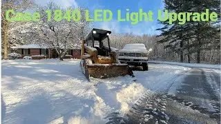 Project: BasketCASE Case 1840 Skid Steer UniLoader Repair and Restoration Part 3 LED Light Upgrade