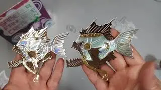 Montage d'une matrice poisson style Steampunk + création d'une carte