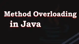 OOP - Method overloading in java