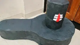 card board shivling painting || Archana Creative Corner
