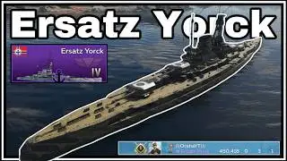 Ersatz Yorck - Strong Armor & High Damage Battleship 🔥 | #war_thuder_mobile
