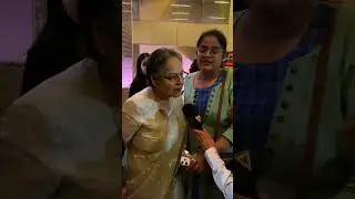 Rakhee Gulzar Ji. When asked if she&rsquo;d return to the screen, she smiled and said no.