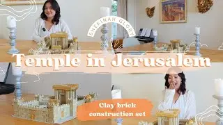 3D model of Temple in Jerusalem made in Mini Clay Brick Construction Set!!!