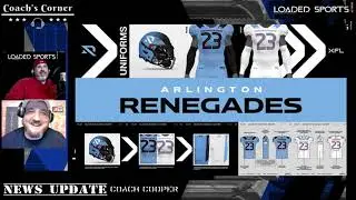 Coach's Corner: XFL 2023 Jersey Update