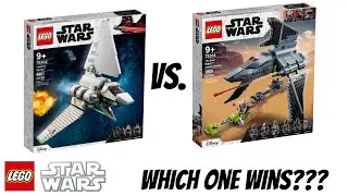 LEGO Star Wars Shuttle Comparison - Imperial Shuttle Vs. Bad Batch Shuttle