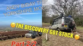 YORKSHIRE MOORS PART 2 ANDY B/DAY | green lanes off road | patrol discovery 1 defender 90 mitsubishi