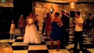 Sarah Nowicki and Katie Westphal cutting a rug
