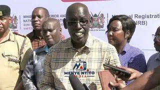 PS Dr. Belio Kipsang Leads NGAOs Sensitization on National ID Registration in Maralal. 