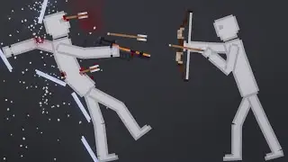 People Fight Each Other With Bows In People Playground (6)
