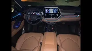 2020 Toyota Highlander Platinum AWD Ambient lights upgrade