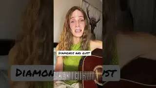 I&rsquo;m not the best at fingerpicking this song, but I sure do love it. #diamondsandrust #joanbaez
