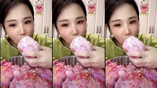 ASMR SHAVED ICE EATING YY
