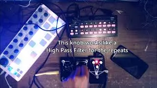 Circuit Bent Analog Delay Pedal  with CV Inputs #circuitbending