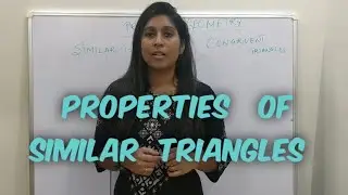 Properties of Similar triangles