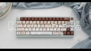 GDK LAB Kv1 -65%Haze blue#keyboard #keycaps #mechanicalkeyboard #typing #china #gamingkeyboard #diy