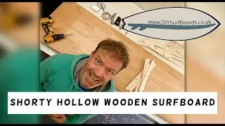 Custom Shorty Hollow Wooden Surfboard 5'9
