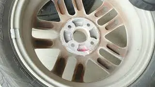レーザークリーニング LASER CLEANING　アルミホイール ハブ取付面 サビ除去・汚れ除去