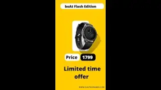 boAt Flash Edition Smart Watch|smartwatch|#amazon #bluetooth #offer #2022 #accessories #boat