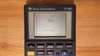 TI-80 Calculator - Space Gameplay
