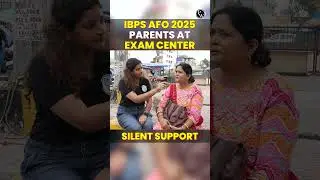 IBPS SO AFO 2025 Parents at Exam Center! #IBPSSOAFO2025 #IBPSAFO2025 #Shorts #PW #AgricultureWallah