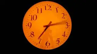 Clock fast reverse 1080p