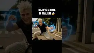 Gojo VS Sukuna in real life 🤯