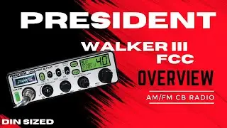 Обзор радиостанции President Walker III FCC CB Radio НОВИНКА 2023 ГОДА