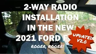 2021+ F-150 Two-Way Radio Install (Ham and GMRS) Updated Setup